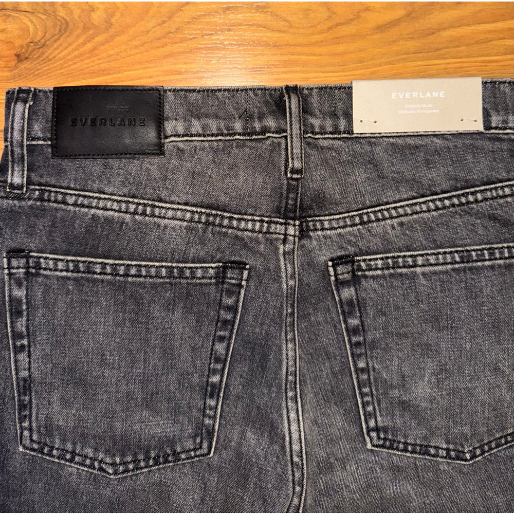 Everlane Cheeky Straight Jeans – Washed Black – Size 26 (BNWT) - Picture 9 of 9